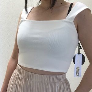 Amuse Society Easy Love Crop Top